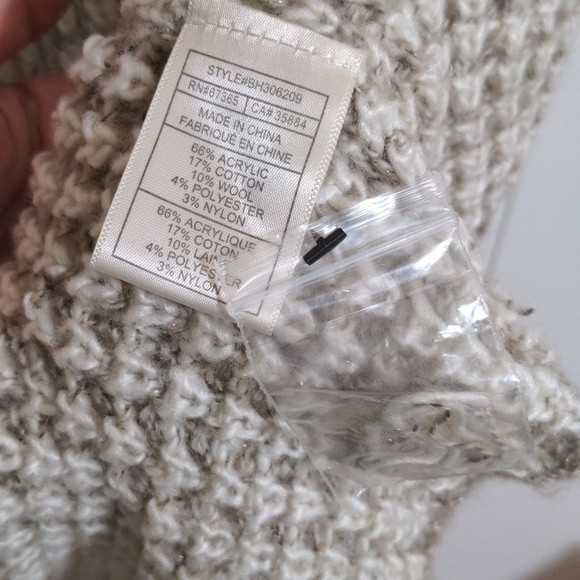 BB Dakota Tegan Beige Off-the-Shoulder Sweater - Picture 6 of 6